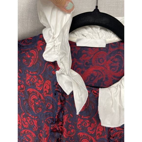 Suzanne Rae Steampunk Ruffle Blouse Jacket 38 - Picture 3 of 9